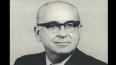 John F. Prince, GCC's first president.