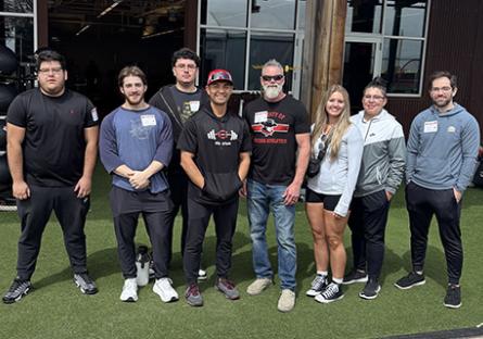 GCC students at the Reds' Training Facility