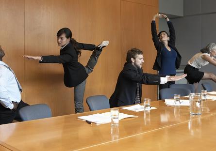 Employees Exercising image
